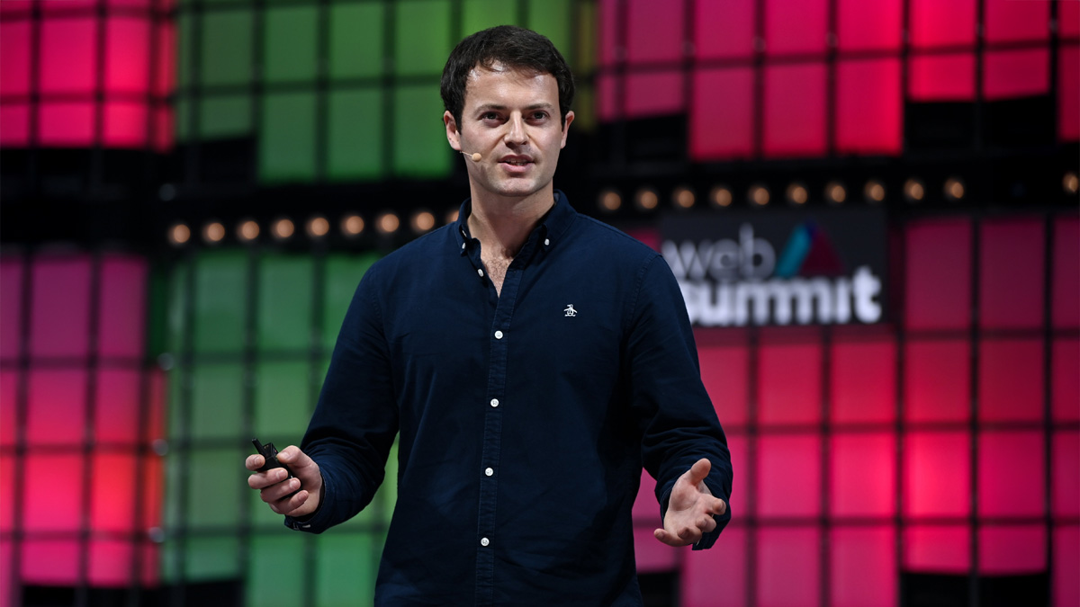 Alex Kendall of Wayve during Web Summit 2021
