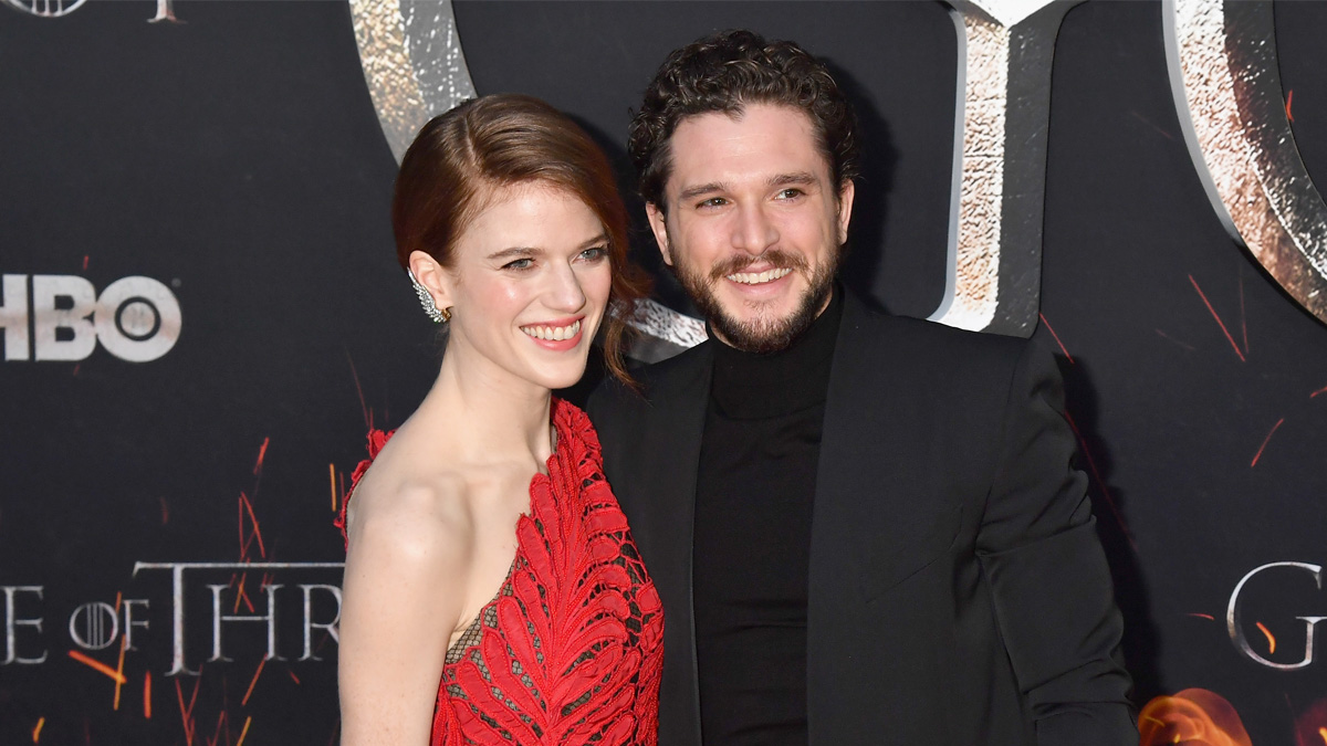 Kit Harington with his wife Rose Leslie, who played wilding Ygritte in the show (Image: Jeff Kravitz/FilmMagic for HBO)