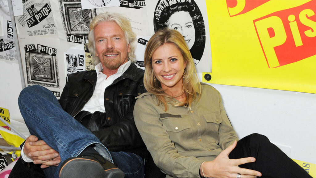 Richard Branson and Holly Branson