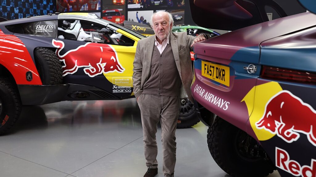 David Richards_Dakar 2024 preview shoot with biofuel run Prodrive Hunter cars_Dec 2023 @Jakob Ebrey