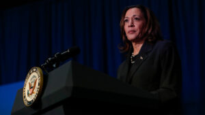 Kamala Harris holds campaign event in Kalamazoo, Michigan