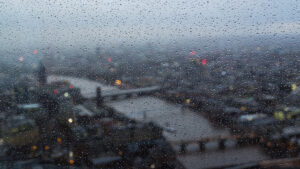London rain