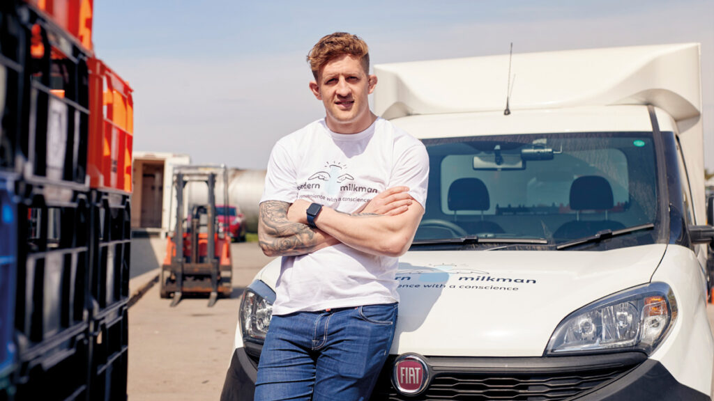 Modern Milkman’s founder Simon Mellin