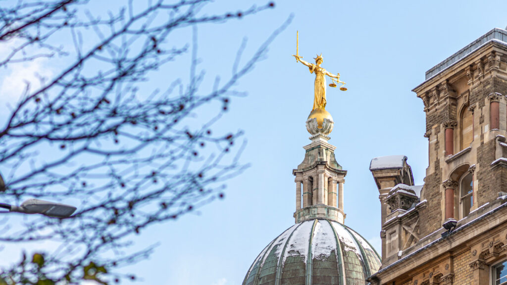 Old Bailey, court of law in London