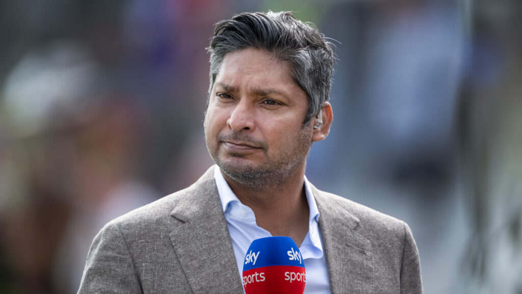 Sky Sports commentator Kumar Sangakkara before day two of the LV=Insurance 4th Ashes test match between England and Australia