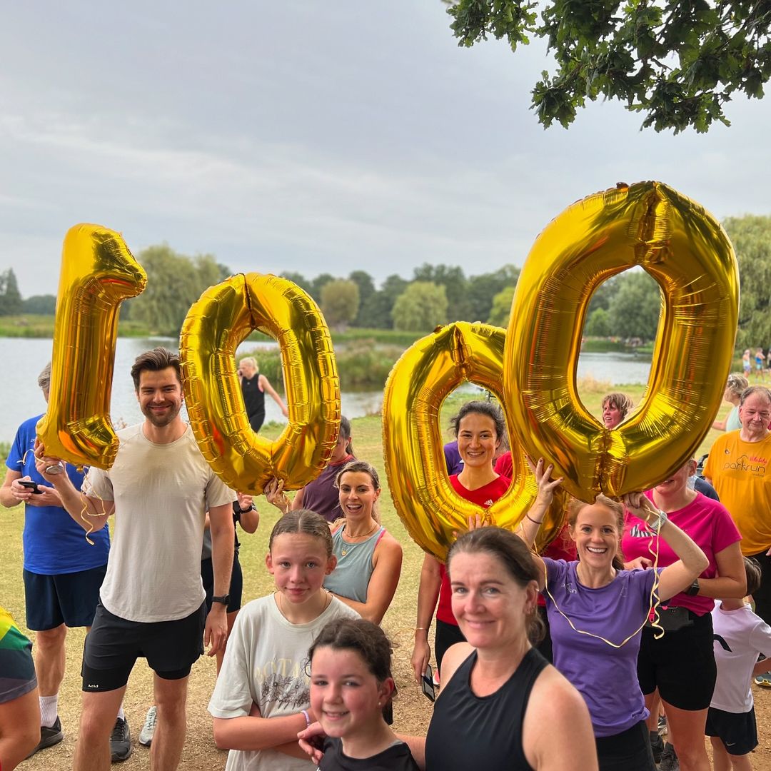 Bushy parkrun 1000