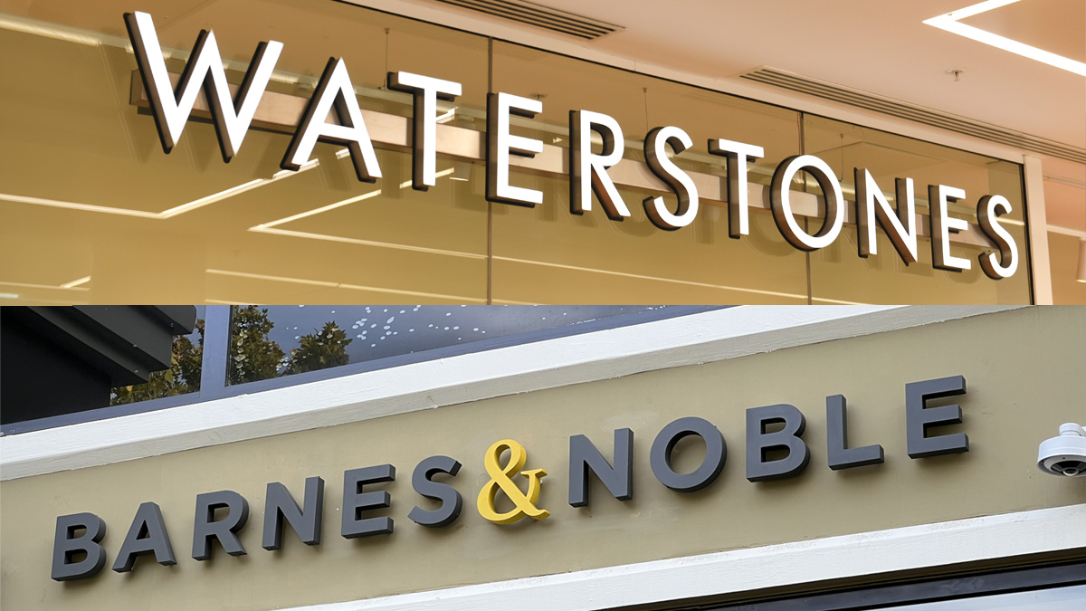 Waterstones and Barnes & Nobile store fronts