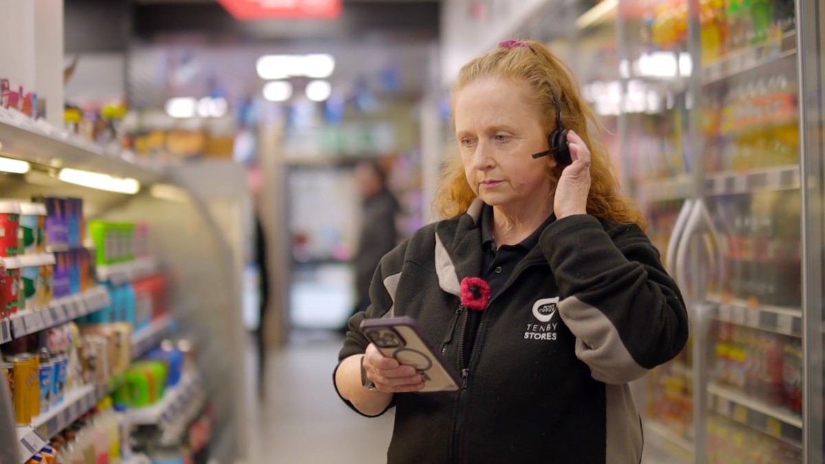 Fiona Malone runs Tenby Stores in Tenby, Wales