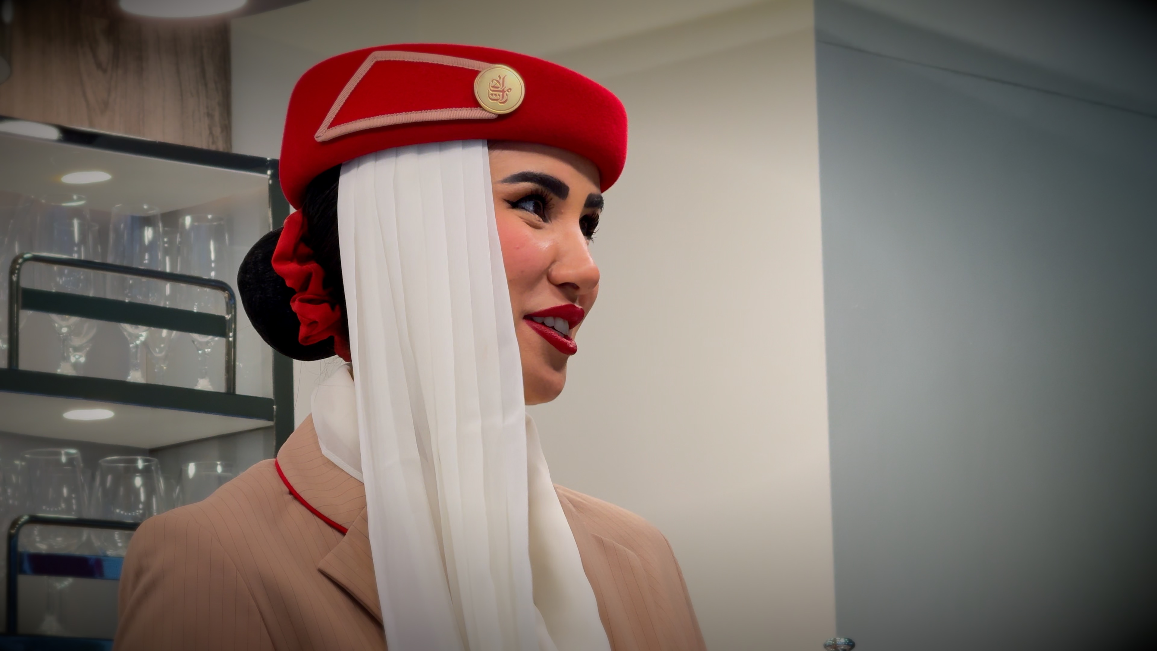 Emirates stewardess