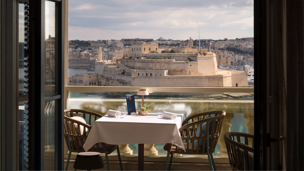 The two Michelin-star Ion Harbour restaurant in Malta