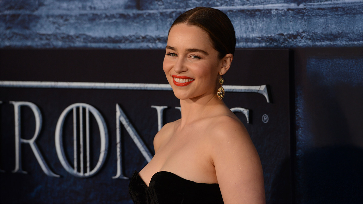 Actress Emilia Clarke arrives at the premiere of Season 6 of Game Of Thrones (Image: C Flanigan/Getty Images)